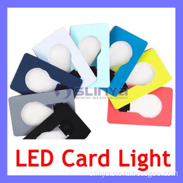 Portable Wallet Light Book LED Credit Card Lamp Promotion Gift Christmas Light